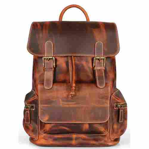 Laptop Leather Backpack