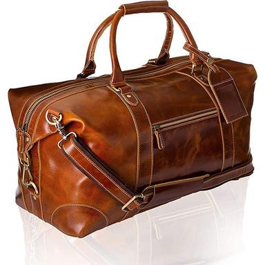 Leather Duffle Travel Bag Design: Modern