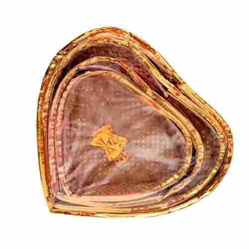 PVC Heart Shape Make Up Bag