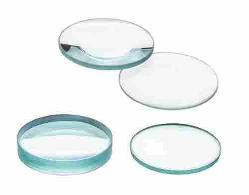 Set of Four Glass Lenses Double Convex and Concave Lenses