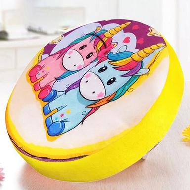 Multicolor 14 Inch Super Soft Sponge Fruit And Cartoon Foam Pillow