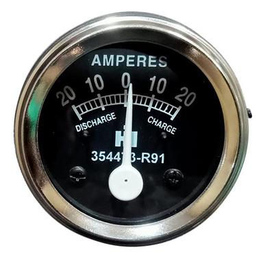 Silver Analog Ampere Gauge Meter