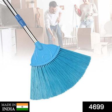 BROOM WITH LONG STAINLESS STEEL ROD AND EXTENDABLE COBWEB CLEANER STICK (4699)