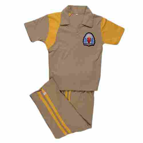 Kids School Polo T-Shirt And Lower Set