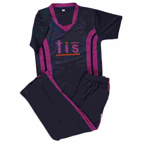 Boys School Round Neck T-Shirt And Lower Set