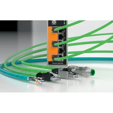 Green Etherline Cable