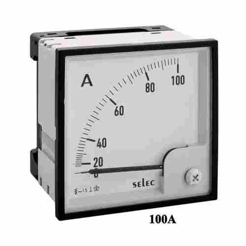 Direct 100A Current Measurement Analog Ammeter