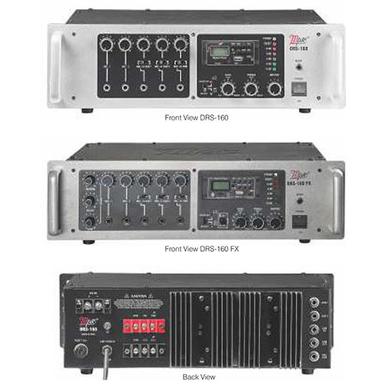 Black & Gray Drs-500 Drs-500 Fx (With Echo) Mixer Amplifiers