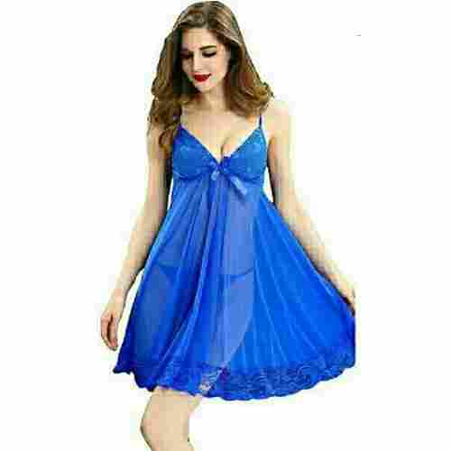 Blue Ladies Night Dress