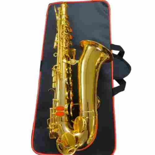 Golden and White Nickle Brass Saxophone