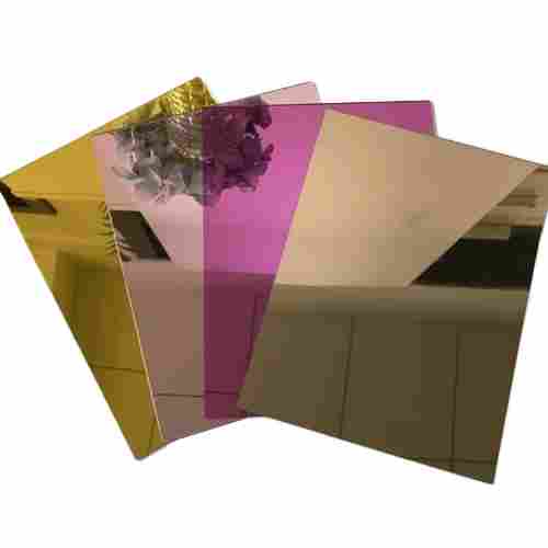 1.5 MM Gold And Silver Mirror Acrylic Sheets