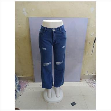 Dry Cleaning Straight Fit Non Lycra Fabric Jeans