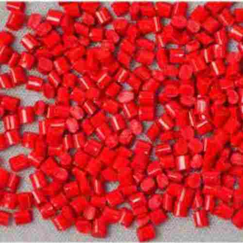 red  plastic granules