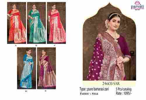 Banarasi Pure Jari Silk Saree For Wedding-24603