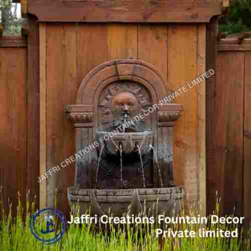 LION FACE WATER WALL FOUNTAIN IN FRP