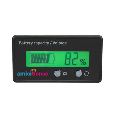 Plastic 8-70V Lcd Lead Acid Battery Capacity Indicator Voltmeter Monitor Display