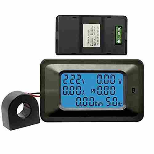 Digital Energy Meter with Blue Back-Lit Display