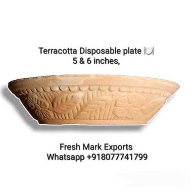 Terracotta Disposable Plate