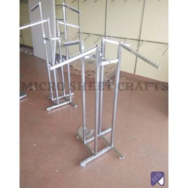 High Steel Four Way Clothing Stand