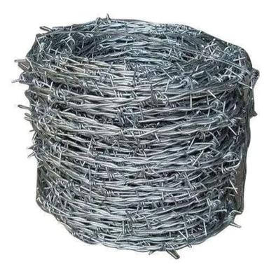 Silver Barbed Wire Fencing