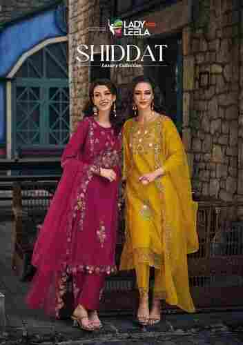 Heavy Handwork and Embroidered Silk Suits