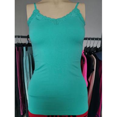 Blue Ladies Seamless Camisole Blouse