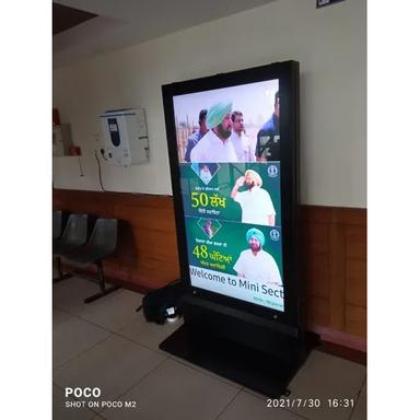 65 Inch Touch Screen Kiosks Body Material: Ms Iron