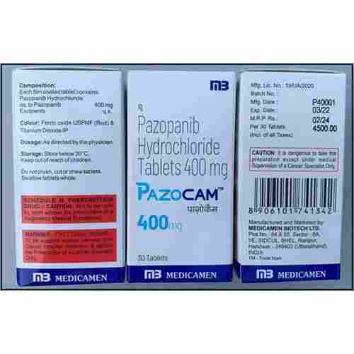 Pazopanib Hydrochloride Tablets 400mg