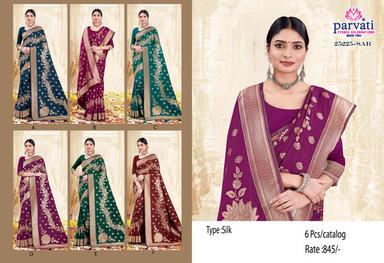 Pure Dola Silk Elegant Saree For Wedding Occasion-25225