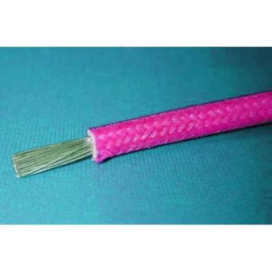 Pink Silicone Fiberglass Cable