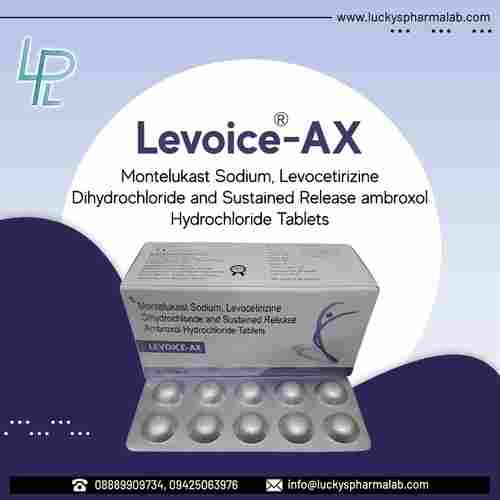 levocetirizine montelukast and ambroxol (sr) tablets
