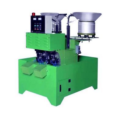 Green High Speed Automatic M18 M24 Two 2 Spindles Nut Tapping Machine