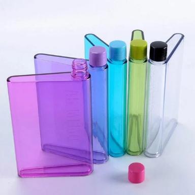 Multicolour Notebook Style Slim Water Bottle  A5 Size Water Bottle