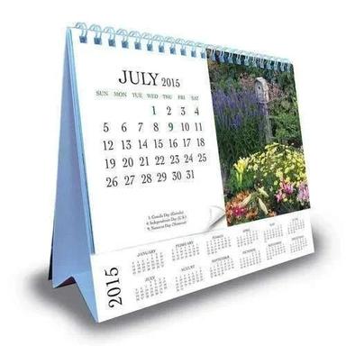Multicolour Customized Printed Table Top Calendar Paper Promotional Corporate Calendar
