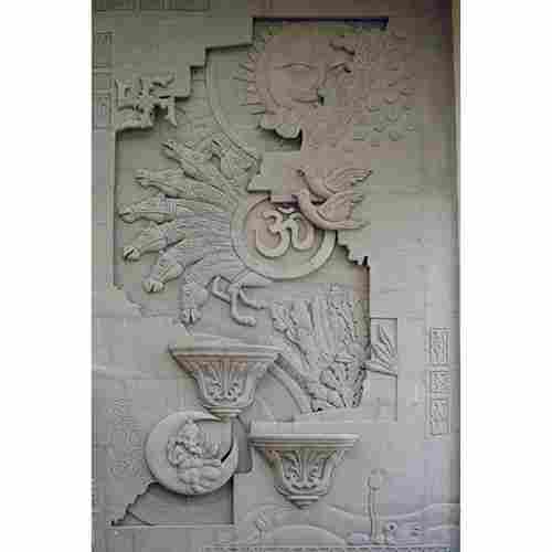 Sand Stone Carving Wall Panel
