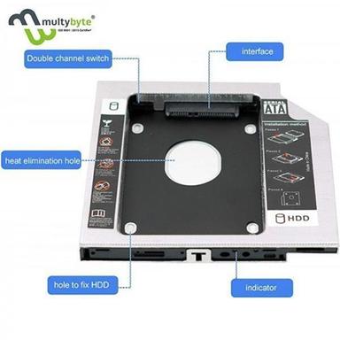 Dvd Rw Laptop 12.7 Caddy Computer Casing Application: Industrial