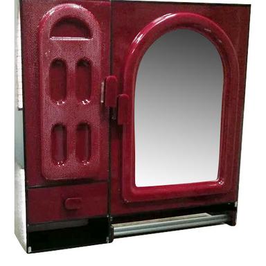 Maroon 17X18 Radium Bathroom Cabinet With Mirrors