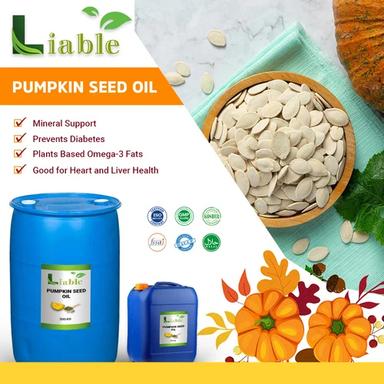 Cold Pressed Pumpkin Seed Oil Purity: 100% Natural