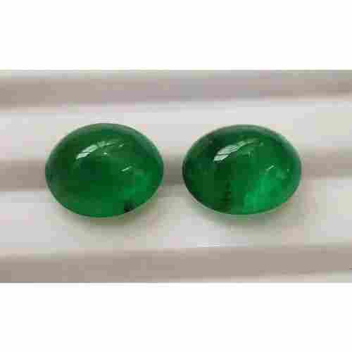Oval Shape Cabochons Emerald Stone