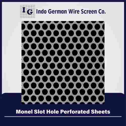 Monel Slot Hole Perforated Sheets