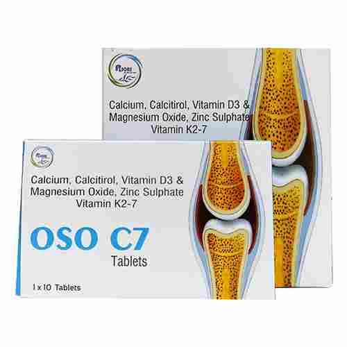 Calcium And Zinc Sulphate Vitamin K27 Tablets