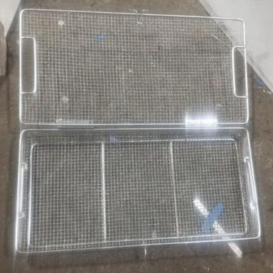 Manual Silver Stainless Steel Wire Surgical Tray