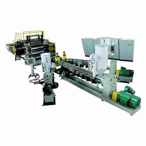 ABS And PC-ABS Alloy Multi-Layers Co-Extrusion Luggage Plate Extrusion Line