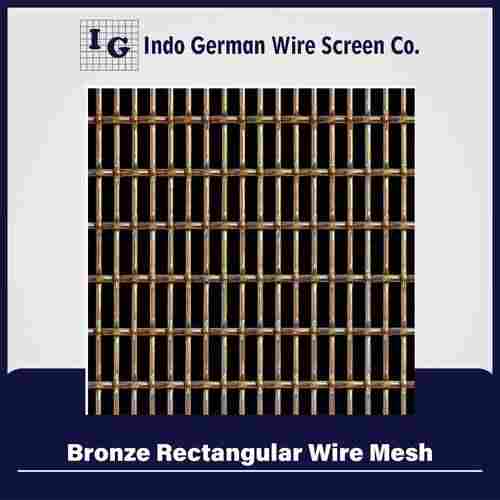 Bronze Rectangular Wire Mesh