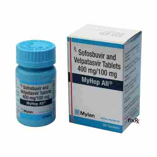 Sofosbuvir 400 Mg And Velpatasvir 100 Mg Tablets