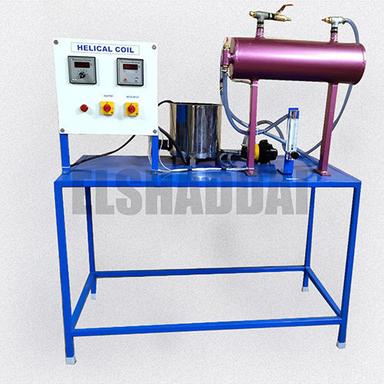 Blue Helical Coil - Heat And Mass Transfer Lab Equipment
