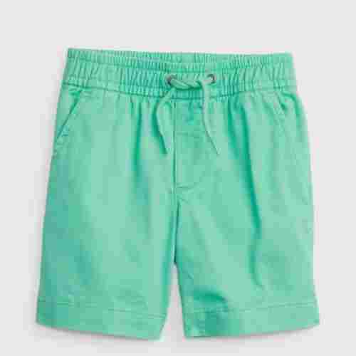 Kids Cotton Plain Shorts