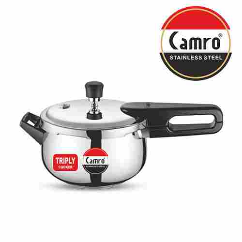 CAMRO Triply Dolphin Outer Lid Pressure Cooker  SAS Metal in 3.5 Ltr ...