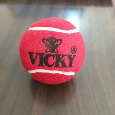 Red Vicky Cricket Tennis Ball