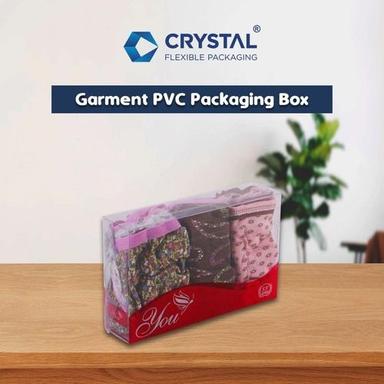 Transparent Garment Pvc Packaging Box